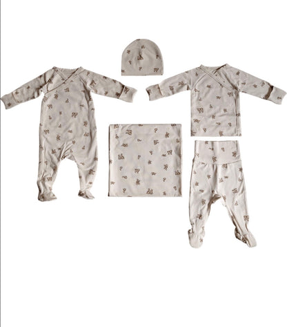 Newborn set konijnen print
