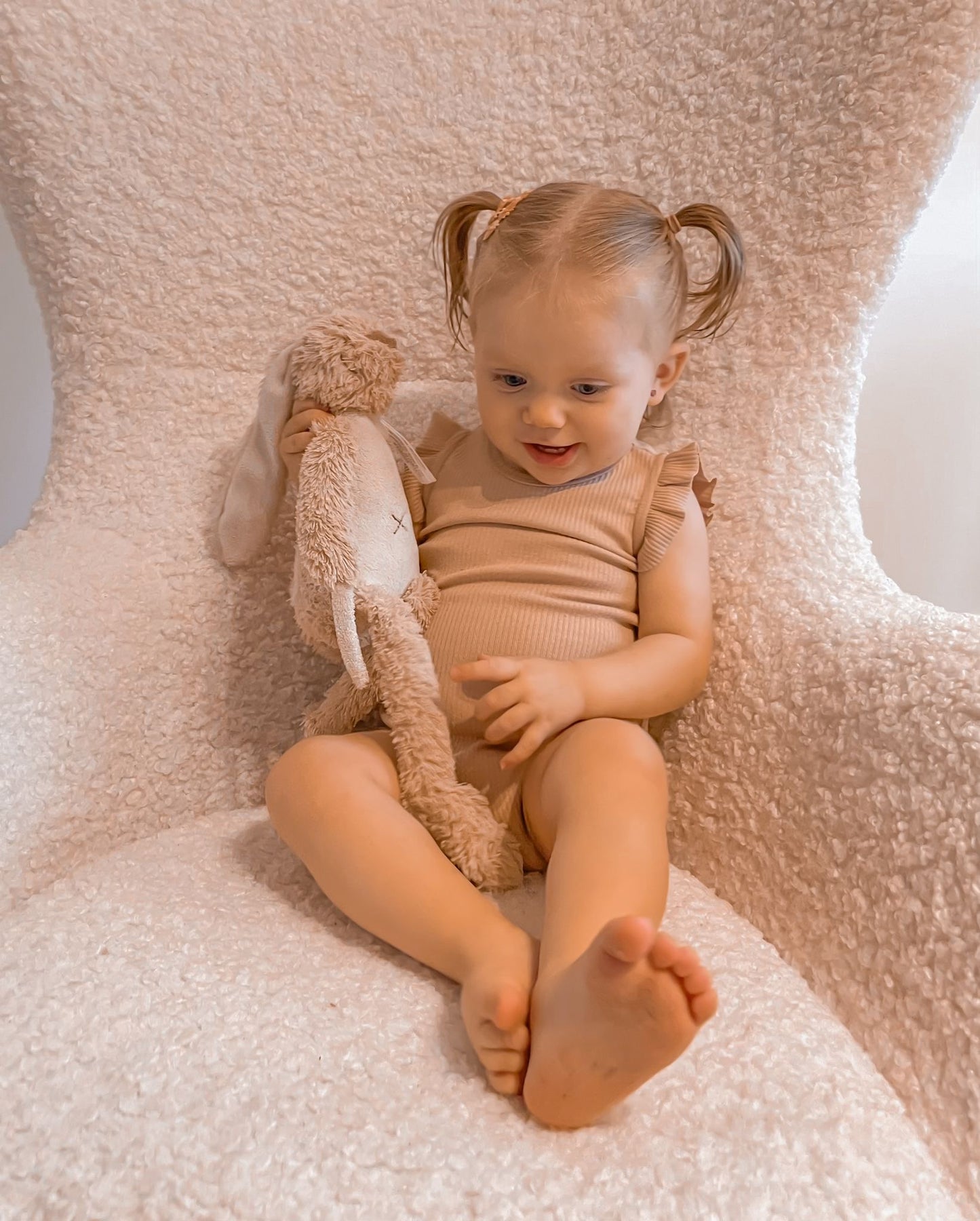 Playsuit pofmouw lichtroze