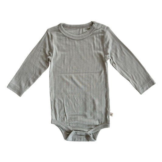 Romper set zachtgroen