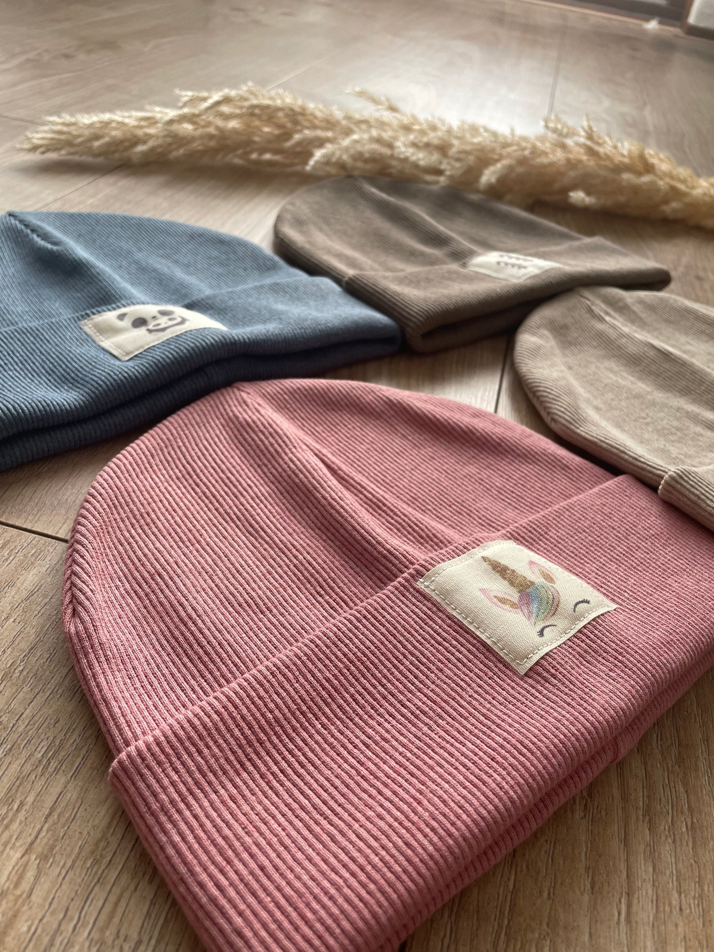 Muts & sjaal set roze