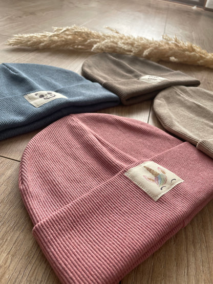 Muts & sjaal set roze