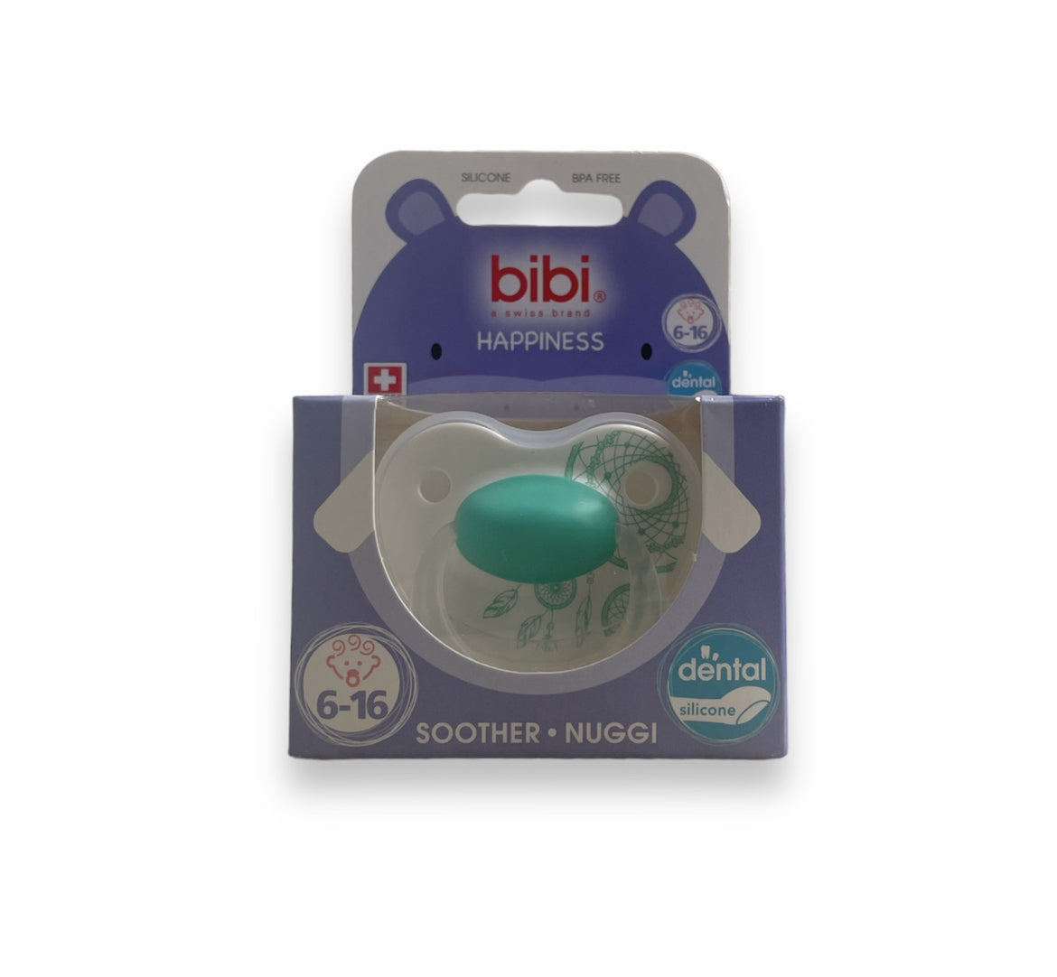 Bibi happiness fopspeen 6-16 maanden groen